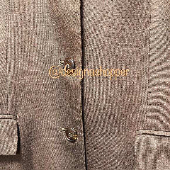 Classy Women's Talbots Chocolate Brown Blazer Size 10 - Picture 3 of 7